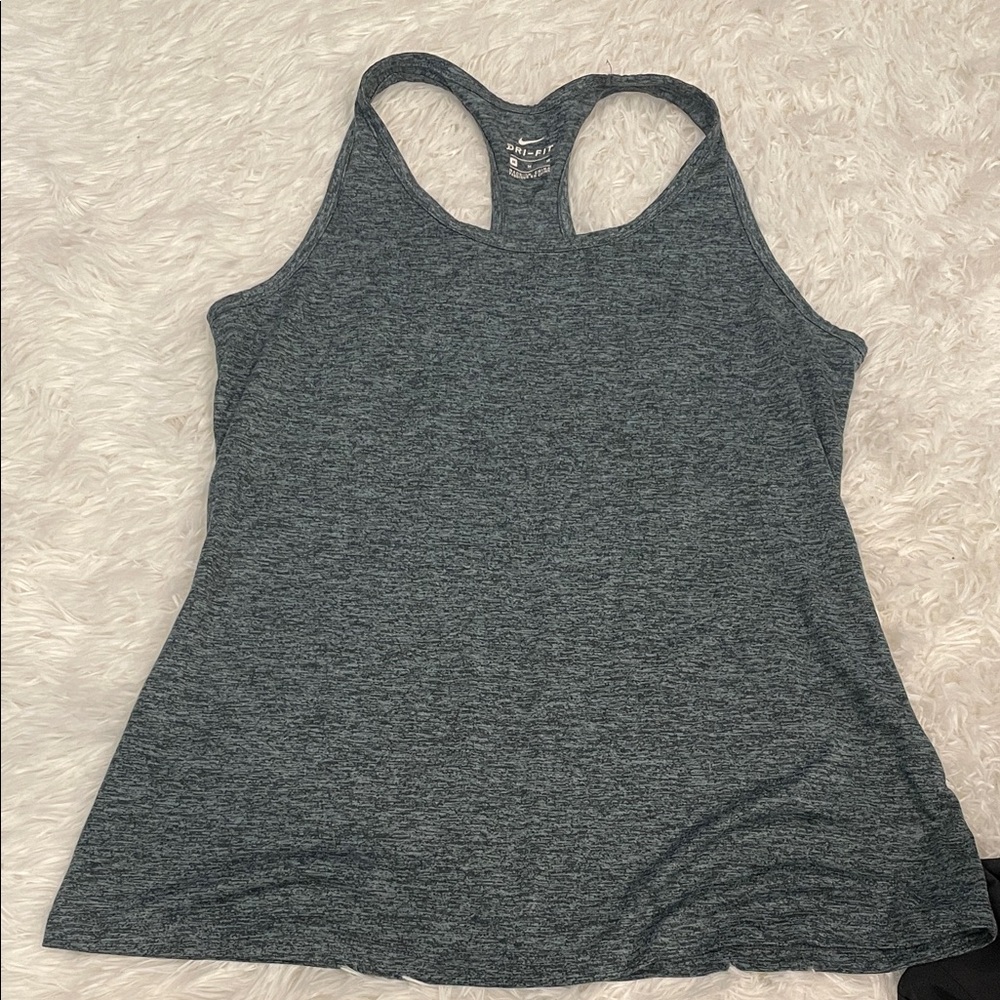 Nike Women's Heathered Gray Tank Top